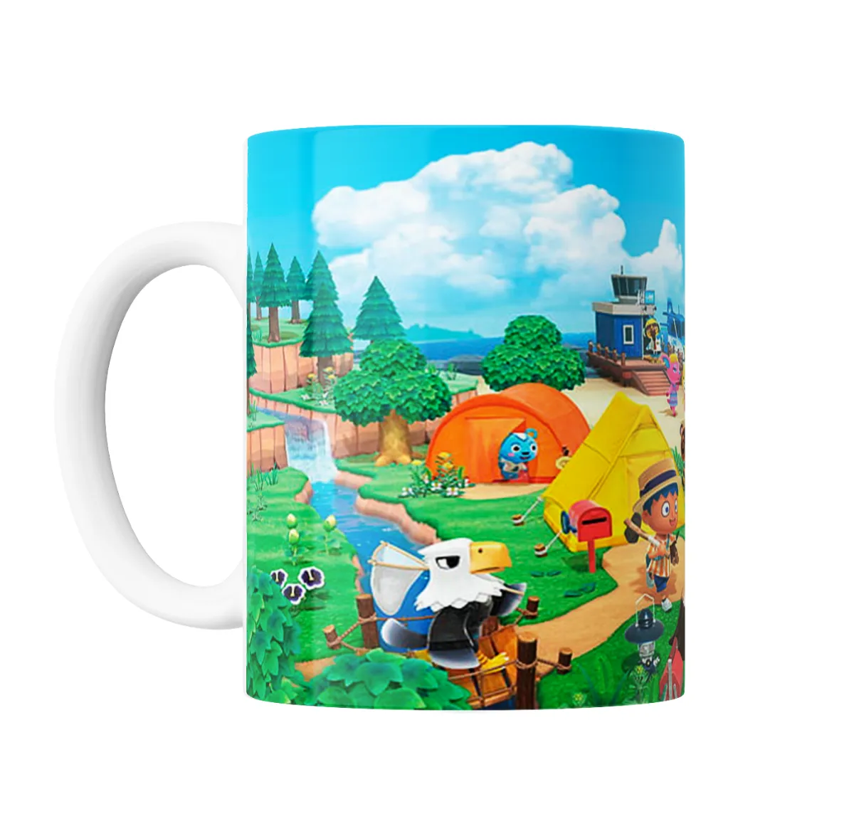 Taza de Cerámica Animal Crossing New Horizons Campamento en la Isla - vista 2