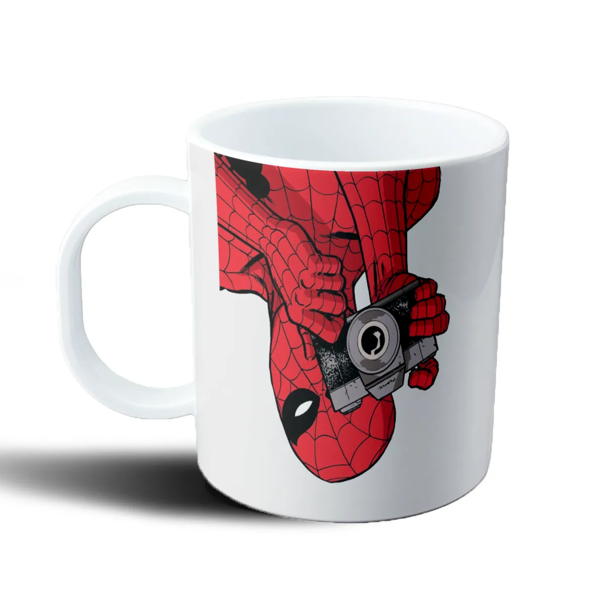 Taza de Plástico Spiderman Sacando Foto con Cámara - vista 2