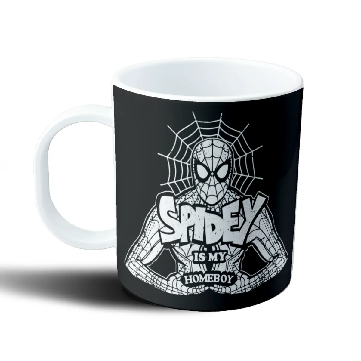 Taza de Plástico Spiderman Spidey is my Homeboy - vista 2