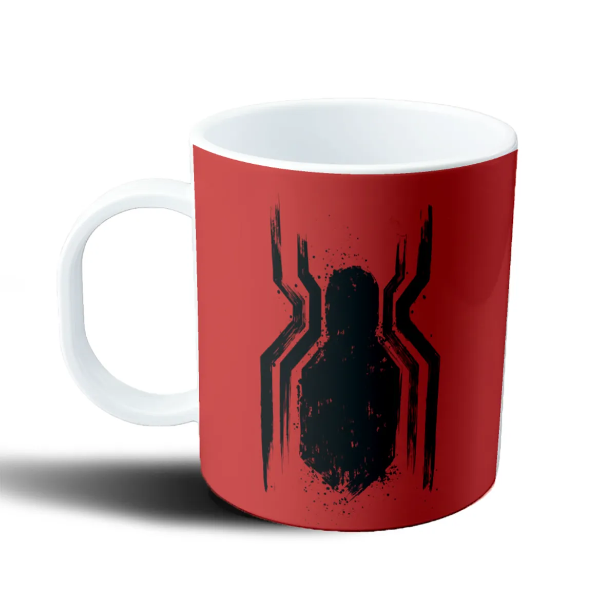 Taza de Plástico Spiderman Logo Trazo Negro - vista 2