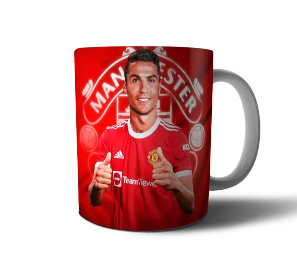 Taza de Cerámica Cristiano Ronaldo Manchester United