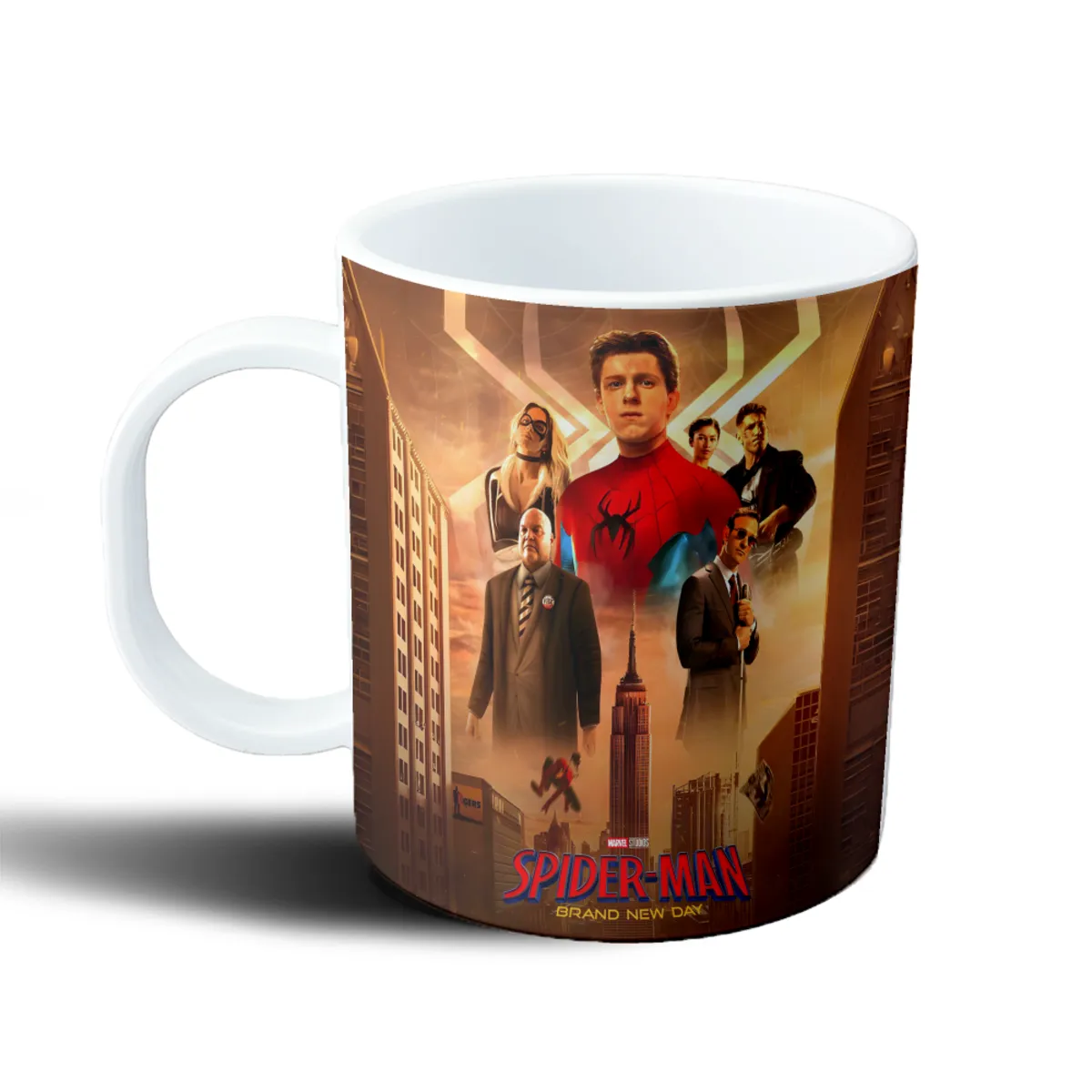 Taza de Plástico Spider-Man Brand New Day Hombre Araña y Villanos - vista 2