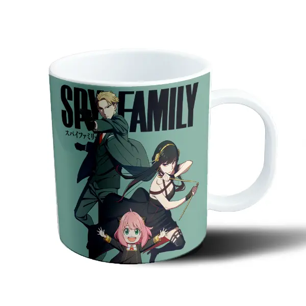 Taza de Plástico Spy Family Loid Yor Anya