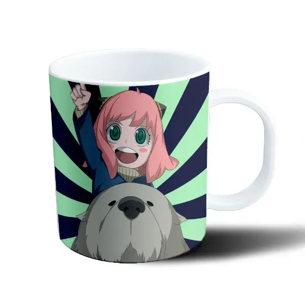 Taza de Plástico Spy x Family Anya y Bond