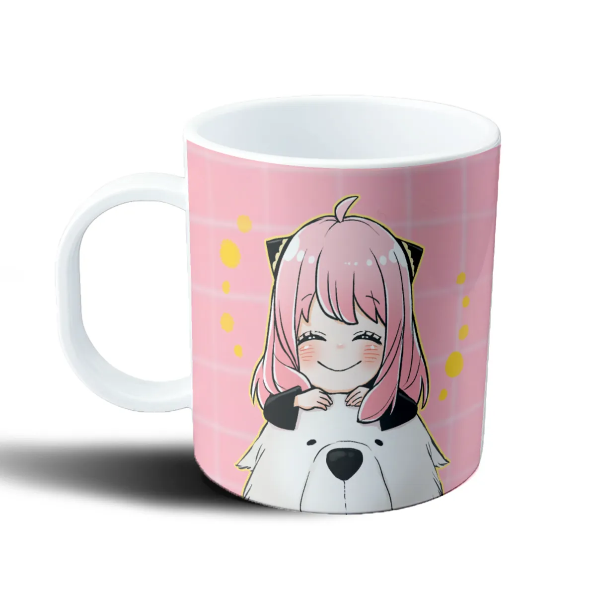 Taza de Plástico Spy Family Anya y Bond Abrazo - vista 2