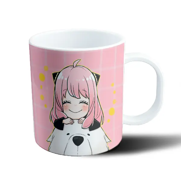 Taza de Plástico Spy Family Anya y Bond Abrazo