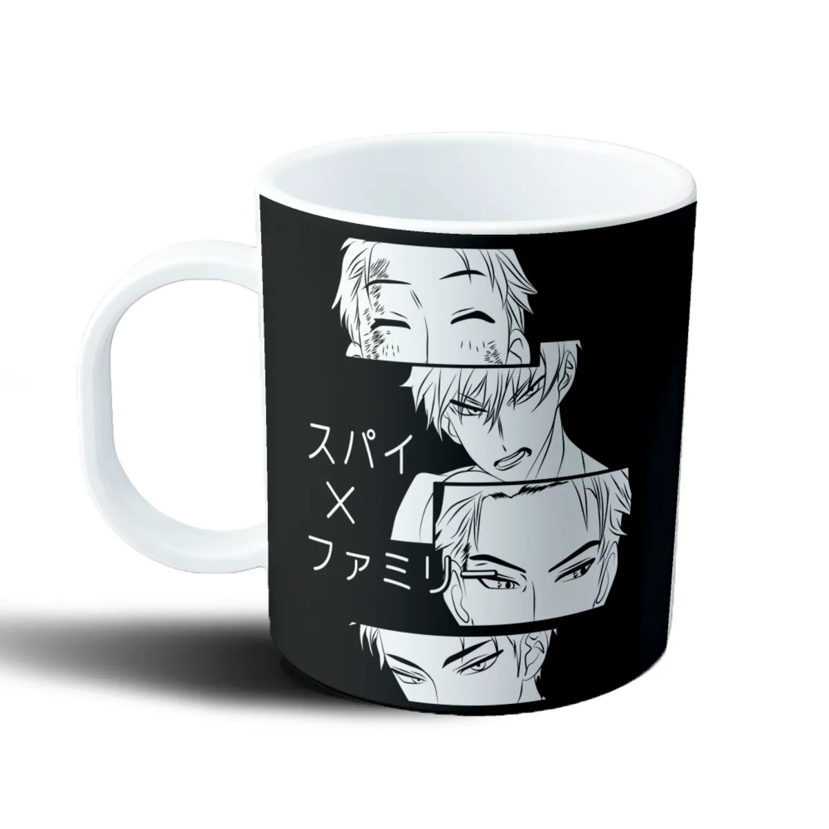 Taza de Plástico Spy Family Anya Loid Yor Franky Ojos - vista 2