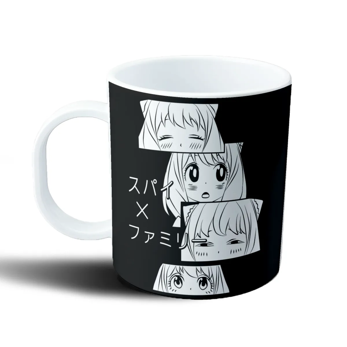 Taza de Plástico Spy x Family Anya Expresiones - vista 2