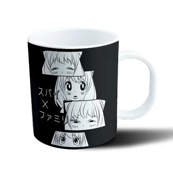 Taza de Plástico Spy x Family Anya Expresiones