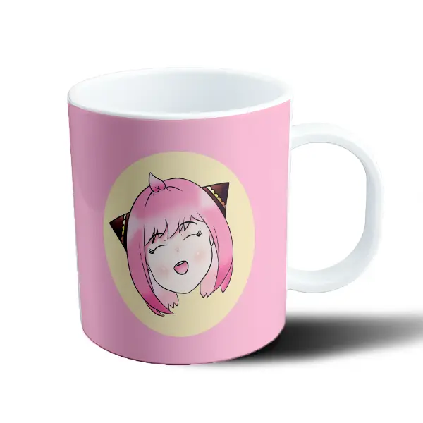 Taza de Plástico Spy x Family Anya Ojos Cerrados