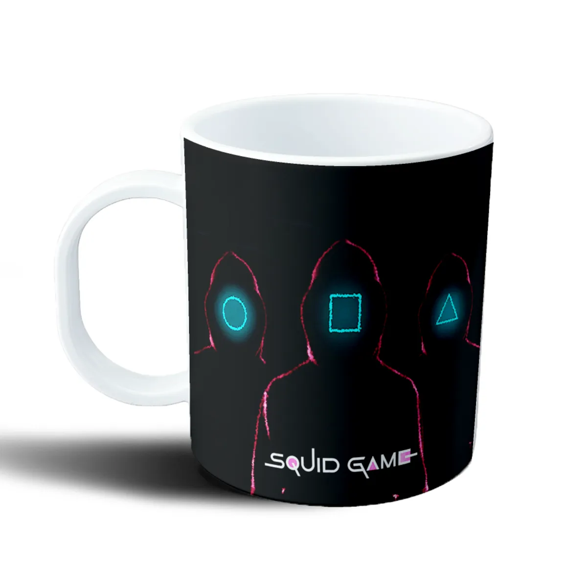 Taza de Plástico Squid Game Figuras Geométricas Neón - vista 2