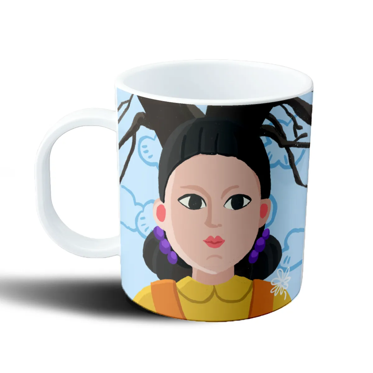 Taza de Plástico Squid Game Young-hee Muñeca - vista 2