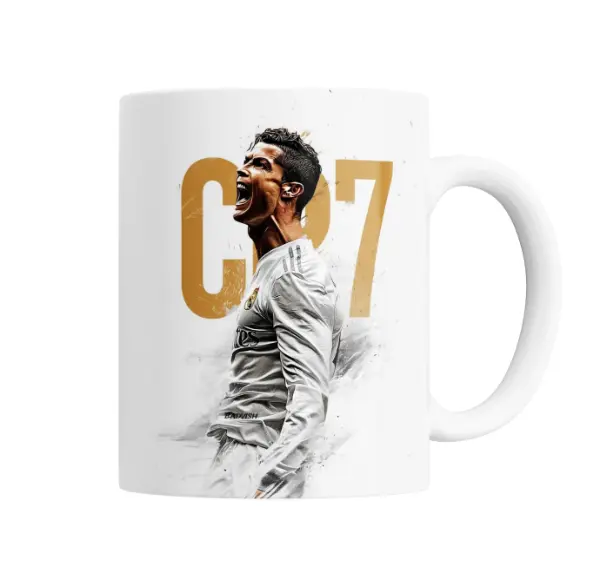Taza de Cerámica Cristiano Ronaldo CR7 Celebración