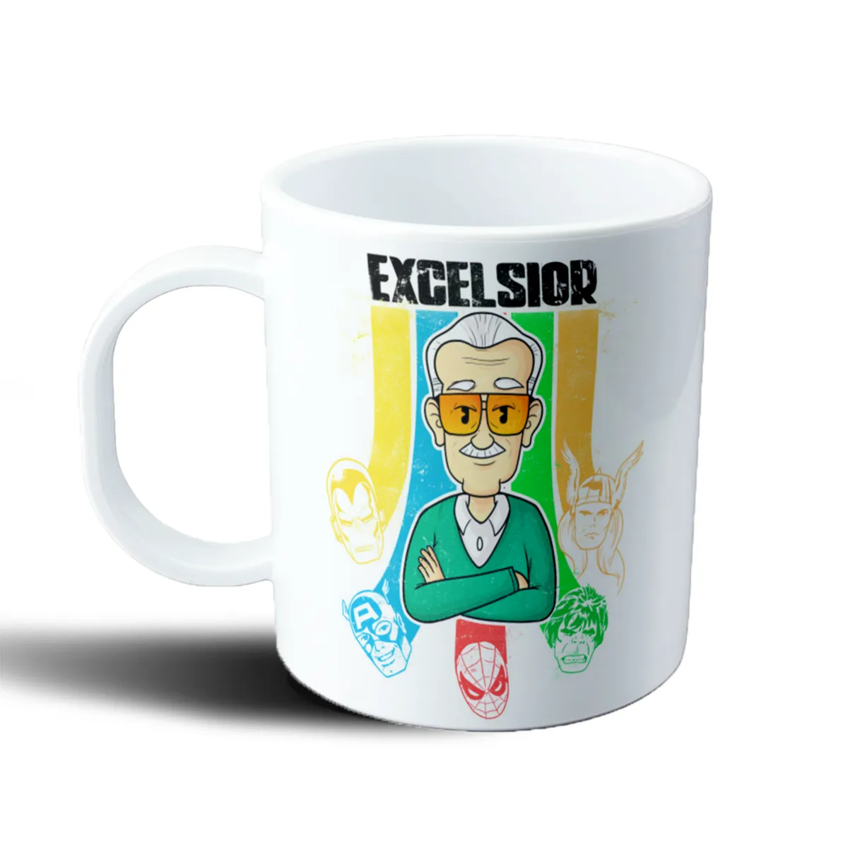 Taza de Plástico Stan Lee Excelsior Superhéroes Marvel - vista 2