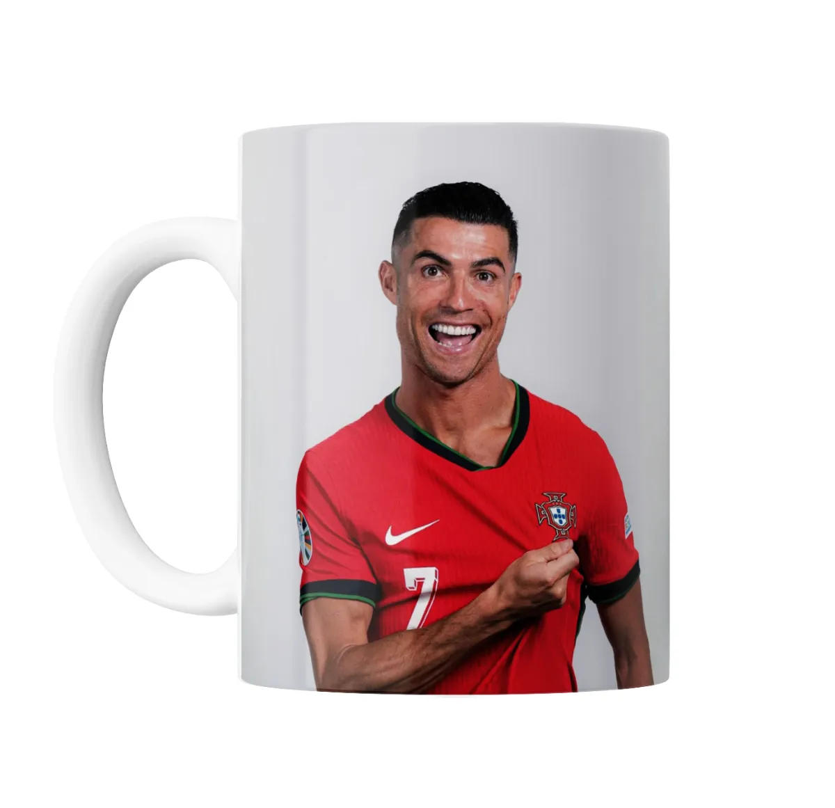 Taza de Cerámica Cristiano Ronaldo Selección Portugal Sonriente - vista 2