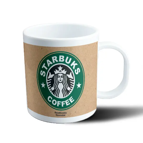 Taza de Plástico Starbucks Starbuks Coffee Parodia