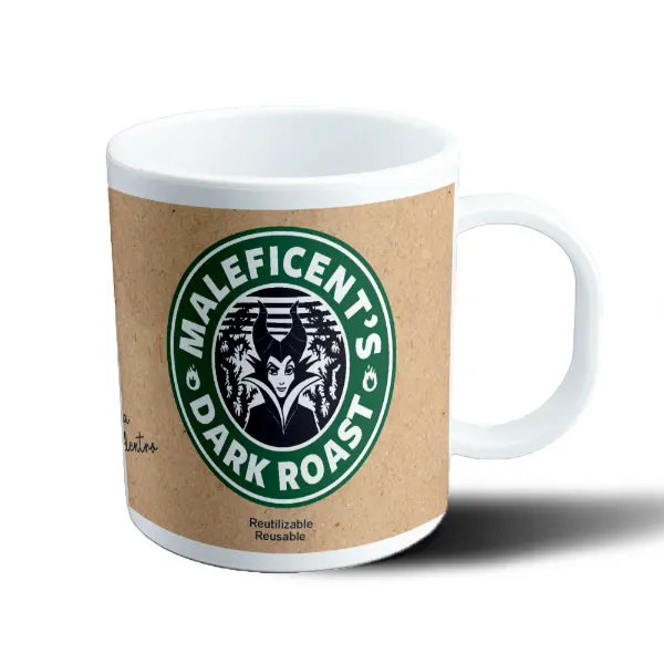 Taza de Plástico Maléfica Dark Roast