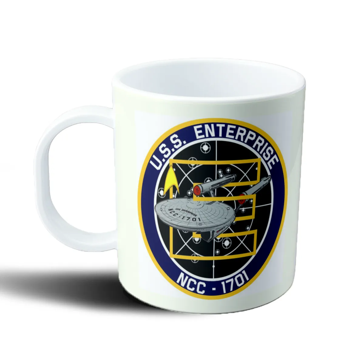 Taza de Plástico Star Trek USS Enterprise NCC-1701 Escudo - vista 2