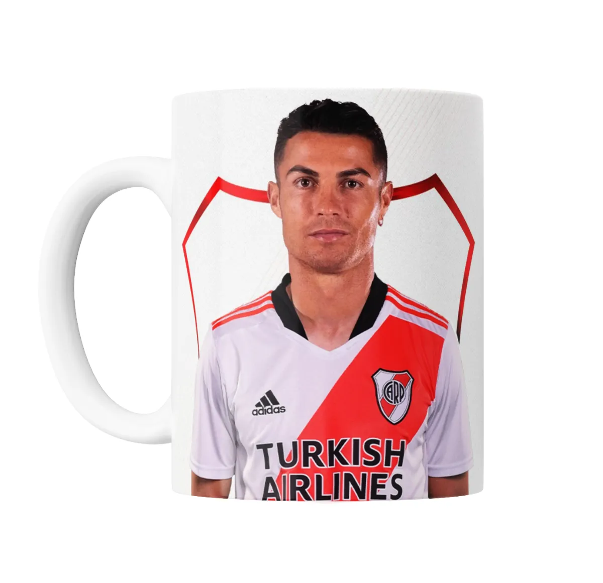 Taza de Cerámica Cristiano Ronaldo River Plate - vista 2