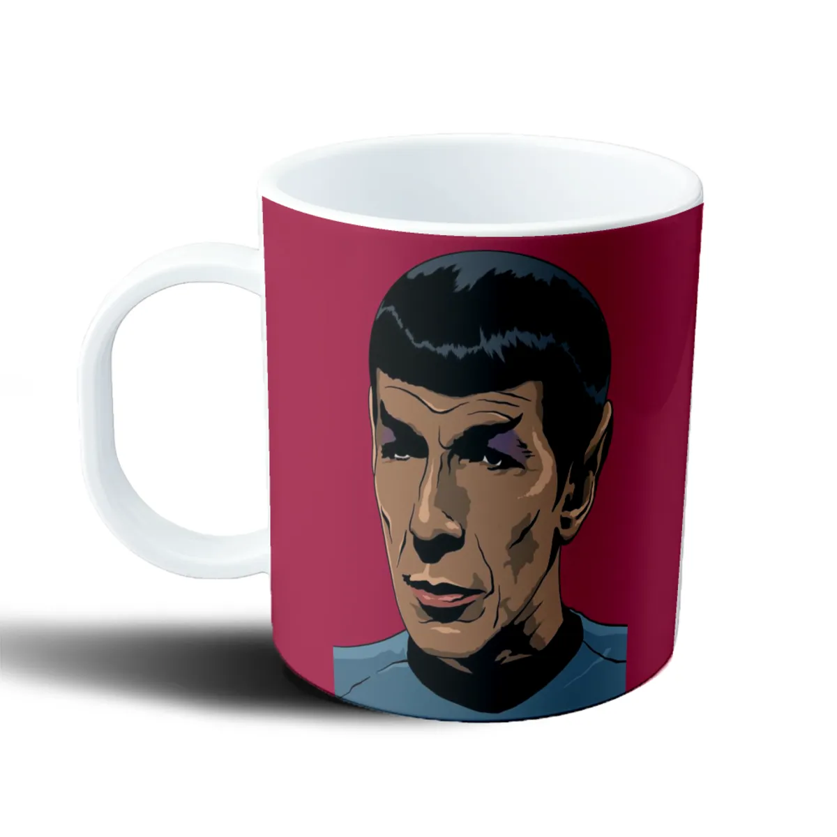 Taza de Plástico Star Trek Spock Retrato Pop Art - vista 2