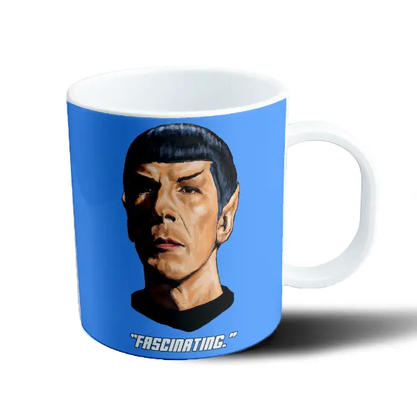 Taza de Plástico Star Trek Spock Fascinating