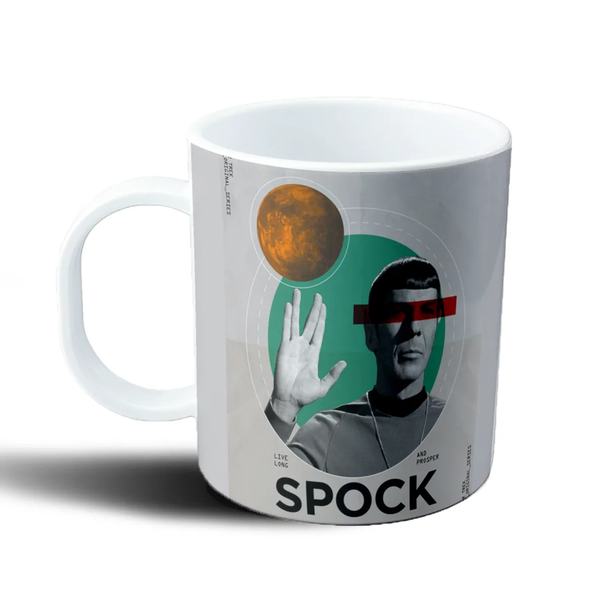 Taza de Plástico Star Trek Spock Live Long and Prosper - vista 2