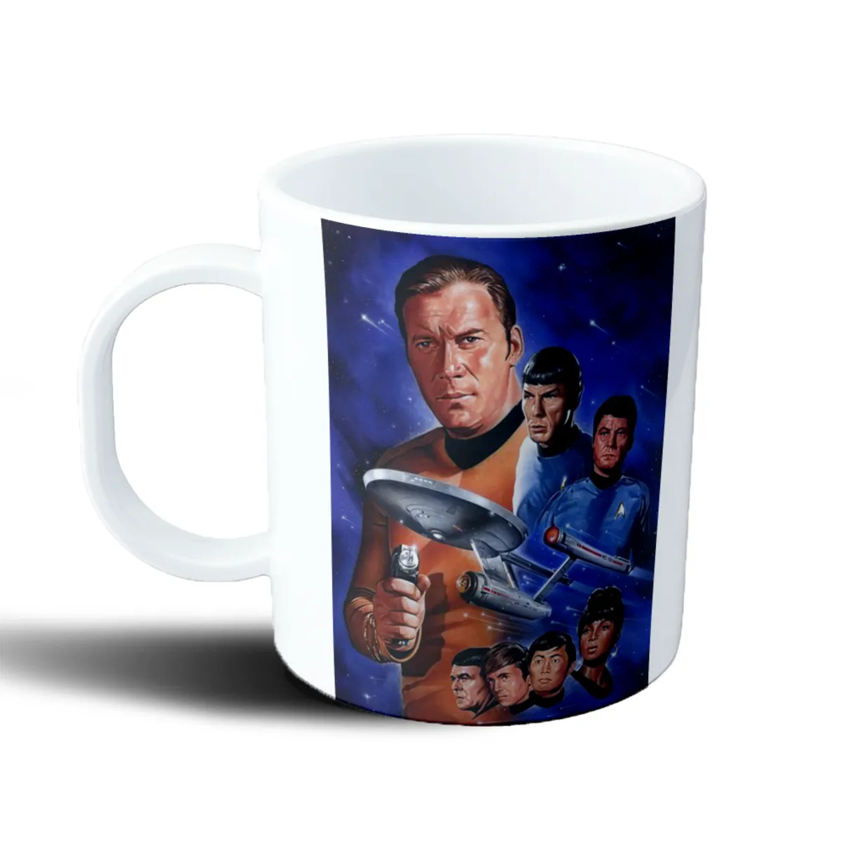 Taza de Plástico Star Trek Capitán Kirk y la Tripulación - vista 2