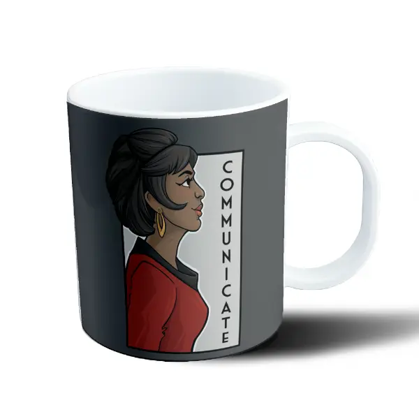 Taza de Plástico Star Trek Communicate Uniforme Rojo