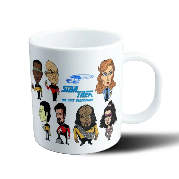 Taza de Plástico Star Trek The Next Generation Personajes