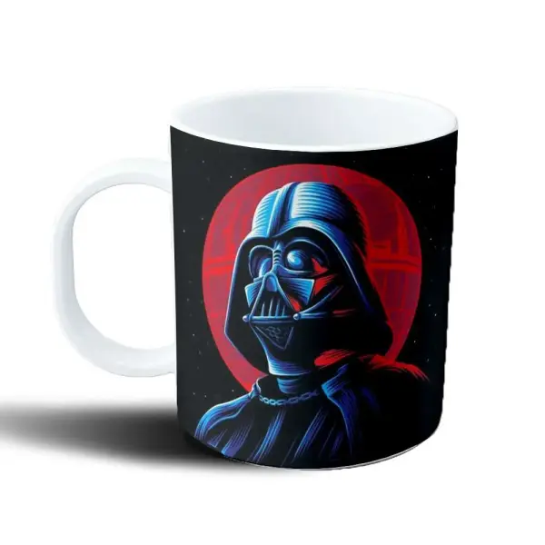 Taza de Plástico Star Wars Darth Vader Sith Luna Roja