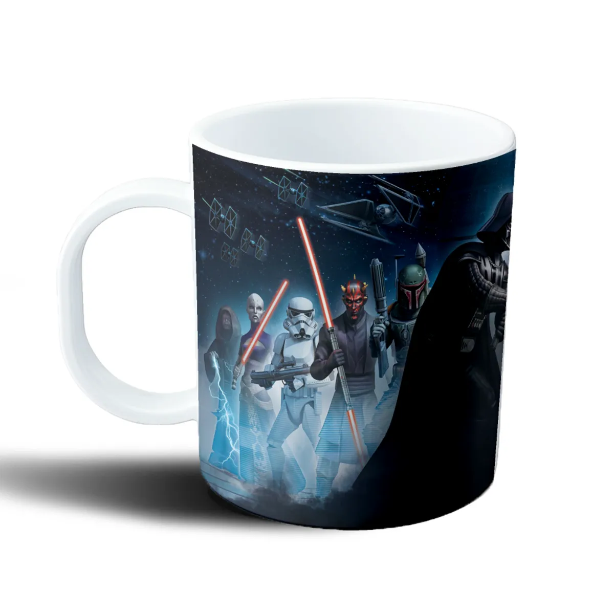 Taza de Plástico Star Wars Darth Vader vs Luke Skywalker Sable de Luz - vista 2