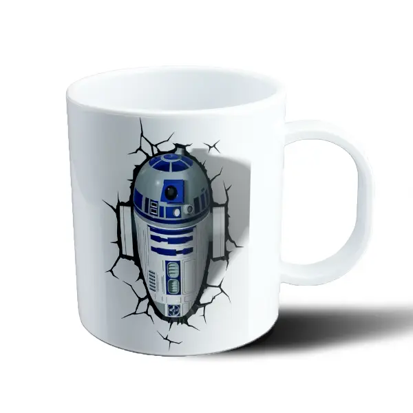 Taza de Plástico Star Wars R2-D2 Rompiendo la Pared