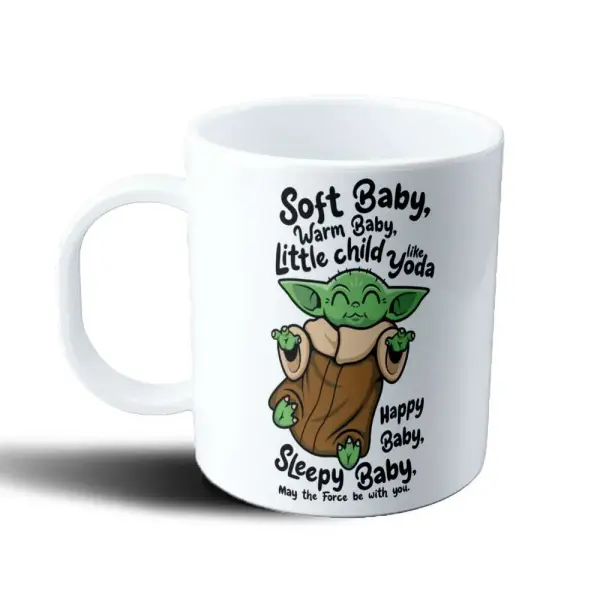 Taza de Plástico Star Wars Baby Yoda Soft Baby Warm Baby