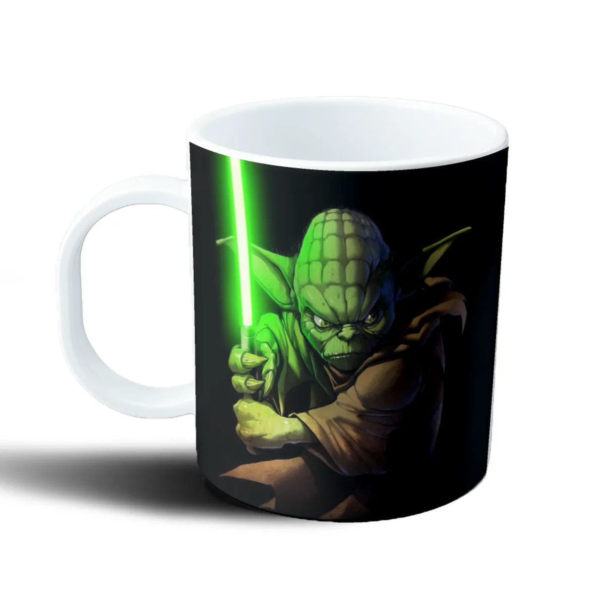 Taza de Plástico Star Wars Yoda con Sable de Luz - vista 2