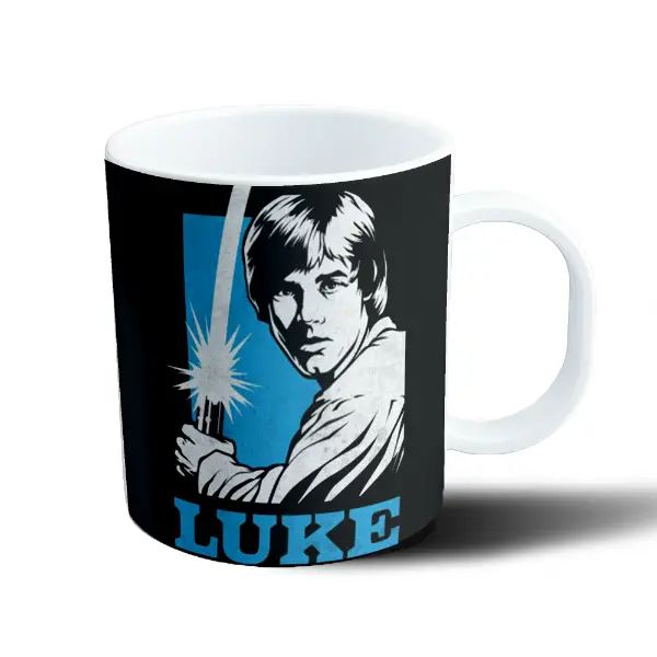 Taza de Plástico Star Wars Luke Skywalker Sable Láser