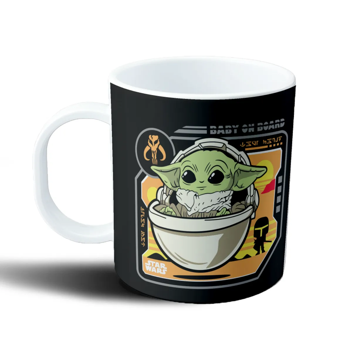 Taza de Plástico Star Wars Baby Yoda Baby on Board - vista 2