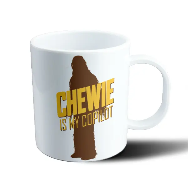 Taza de Plástico Star Wars Chewie Is My Copilot