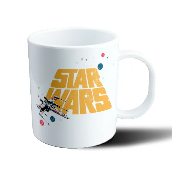 Taza de Plástico Star Wars Logo X-Wing
