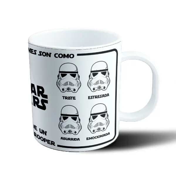 Taza de Plástico Star Wars Stormtroopers Estados de Ánimo
