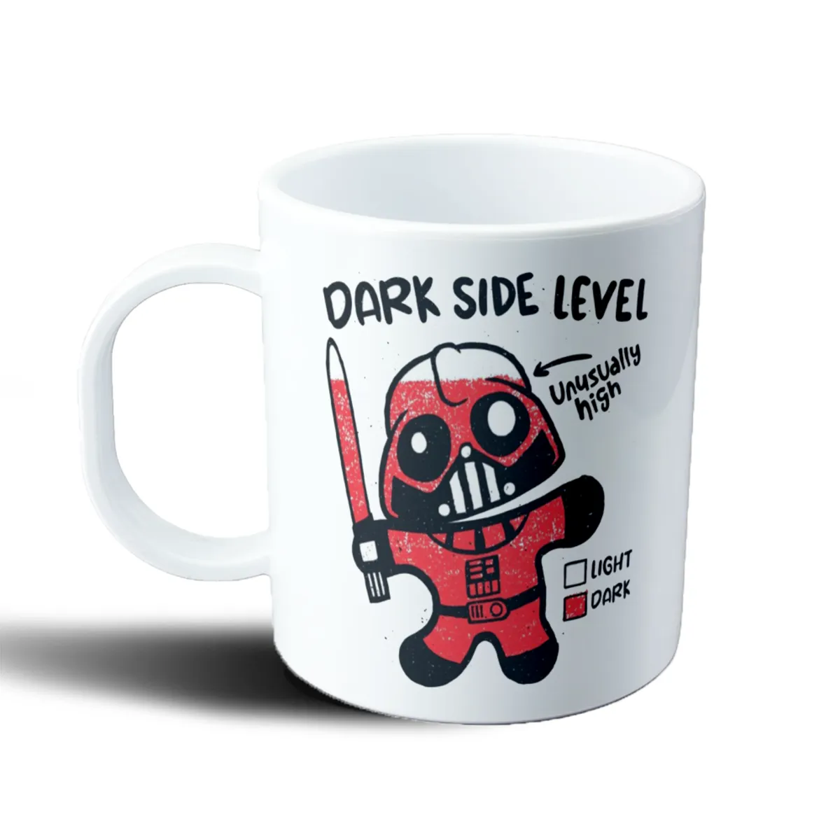 Taza de Plástico Star Wars Darth Vader Dark Side Level Kawaii - vista 2