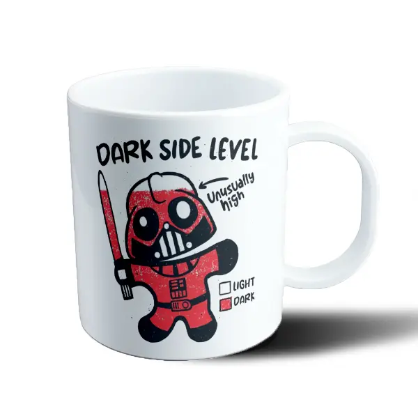 Taza de Plástico Star Wars Darth Vader Dark Side Level Kawaii