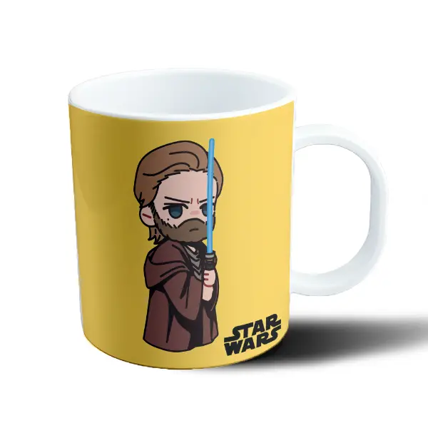 Taza de Plástico Star Wars Obi-Wan Kenobi Chibi