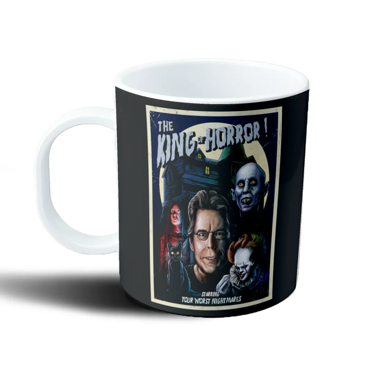 Taza de Plástico Stephen King The King of Horror - vista 2