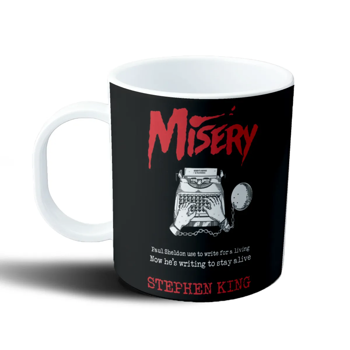 Taza de Plástico Stephen King Misery Máquina de Escribir - vista 2