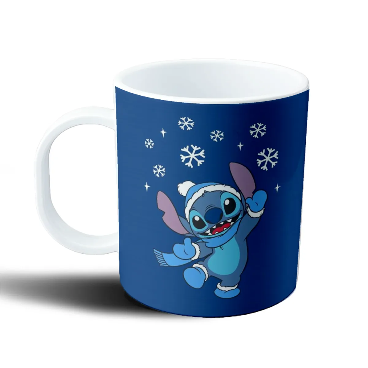 Taza de Plástico Stitch con gorro y bufanda de invierno - vista 2