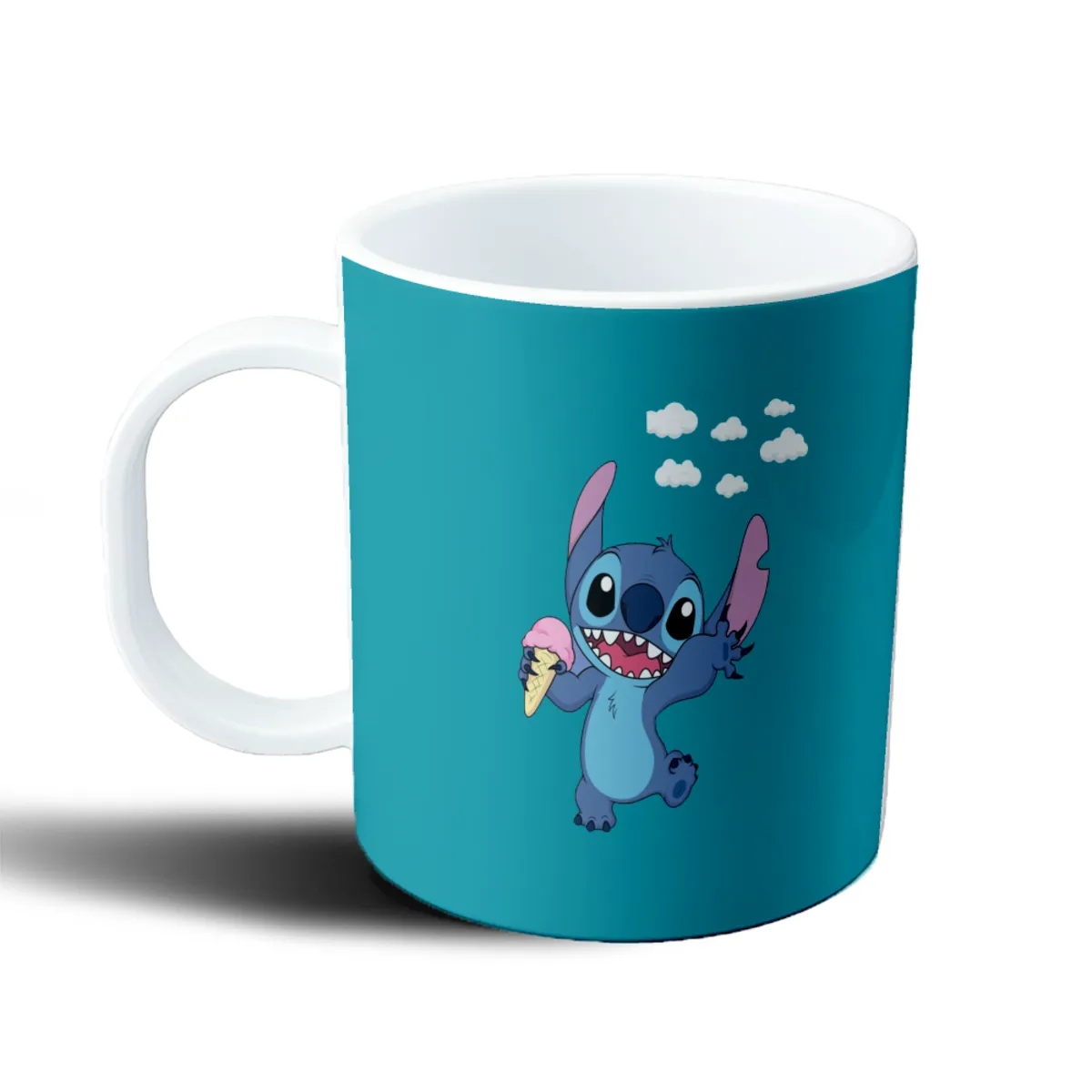 Taza de Plástico Stitch tocando ukelele - vista 2