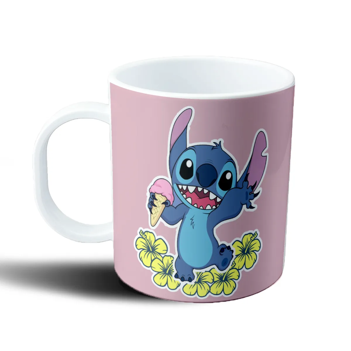 Taza de Plástico Stitch con Helado y Flores - vista 2