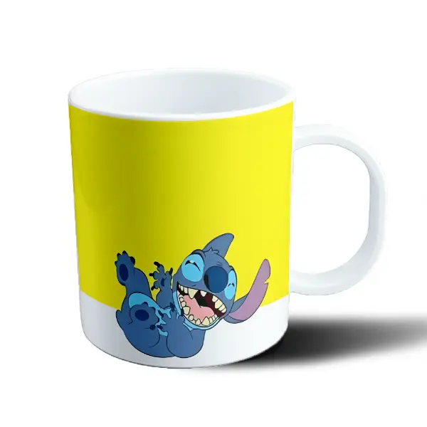 Taza de Plástico Stitch No Toques Mi Taza