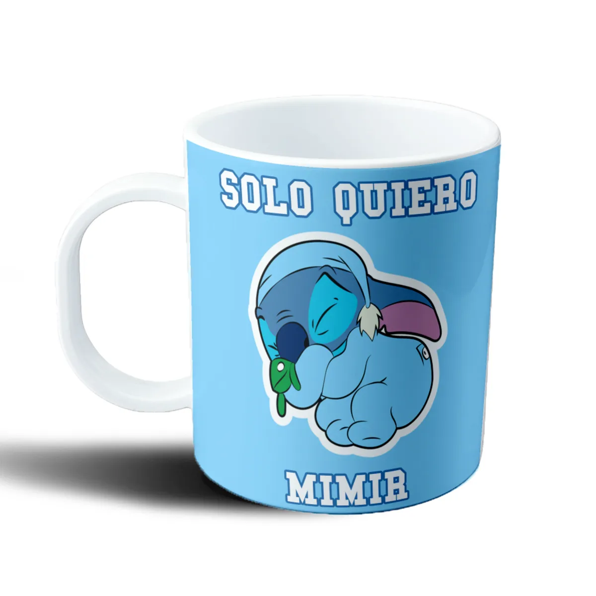 Taza de Plástico Stitch Solo Quiero Mimir - vista 2
