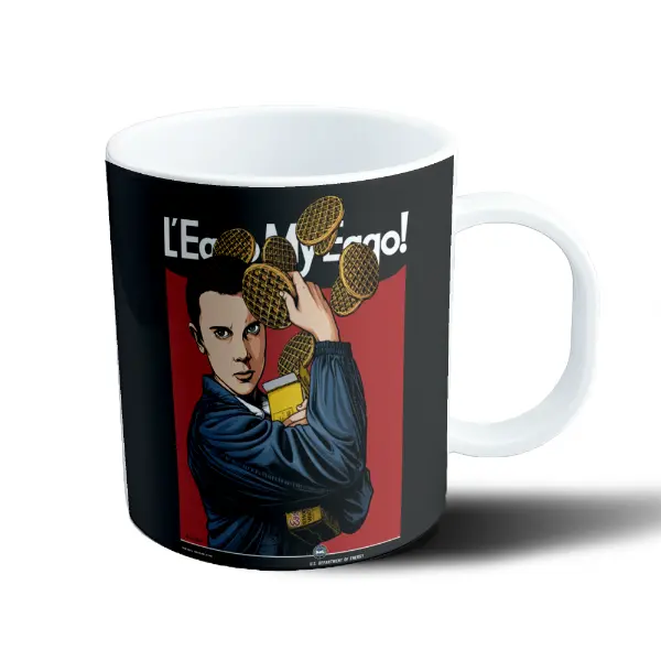 Taza de Plástico Stranger Things Eleven L'Eggo My Eggo